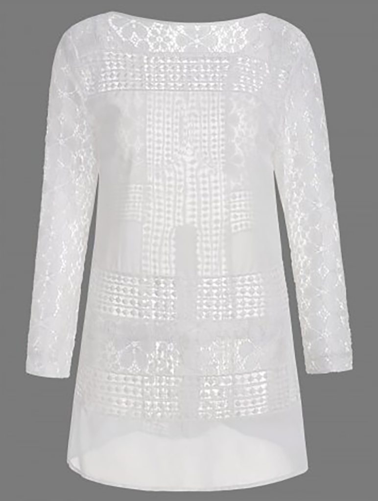 rosegal white dress