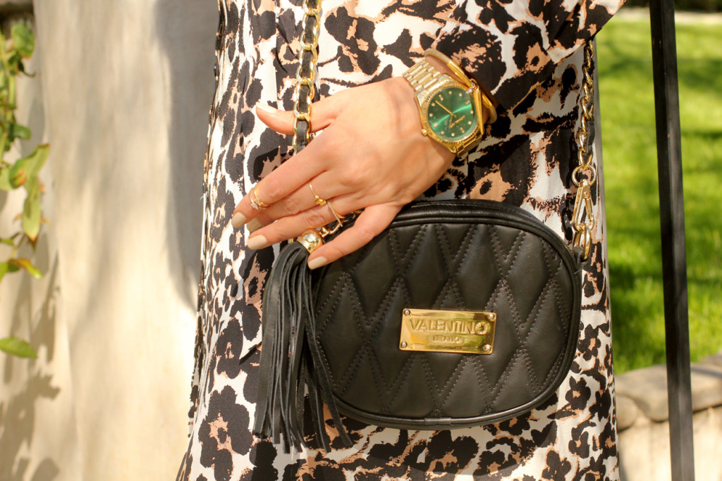 Valentino Nina Black Quilted Bag