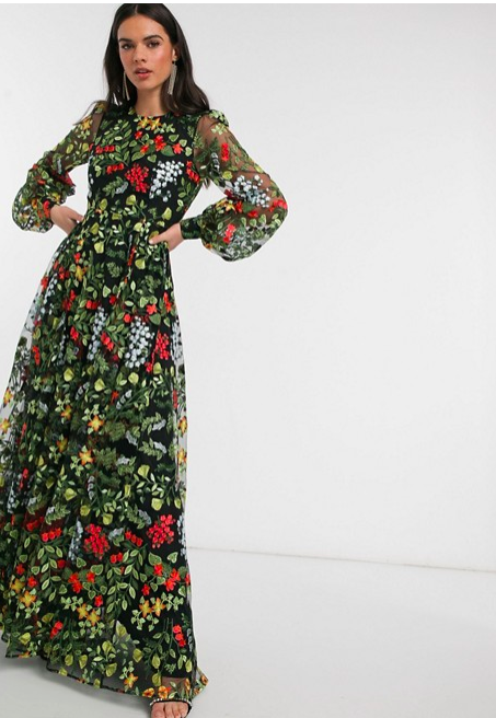 Asos floral dress